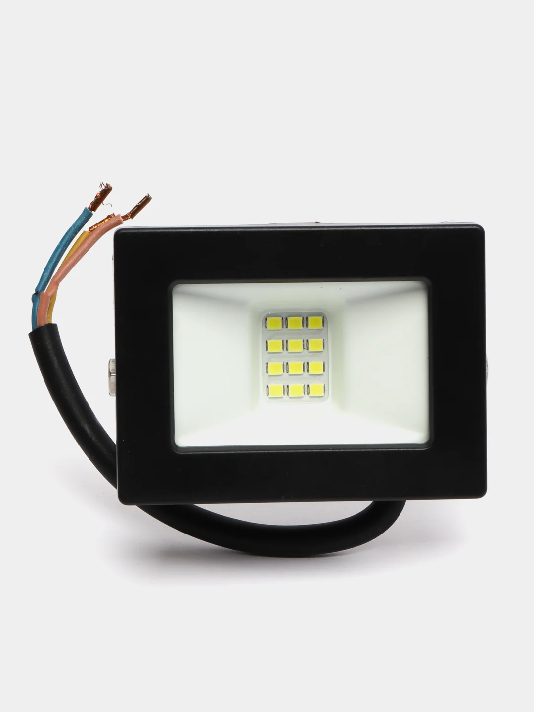 Прожектор светодиодный 2835SMD, 10W 6400K AC230V/50Hz IP65, 55067, черный