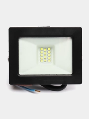 Прожектор светодиодный 2835SMD, 20W 6400K AC220V/50Hz IP65, черный, 55064