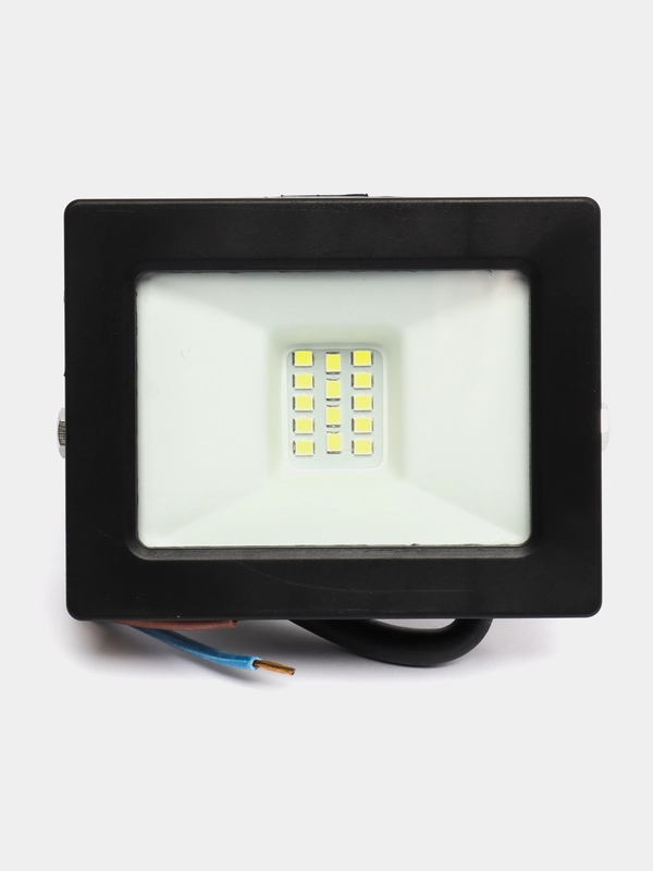 Прожектор светодиодный 2835SMD, 20W 6400K AC220V/50Hz IP65, черный, 55064