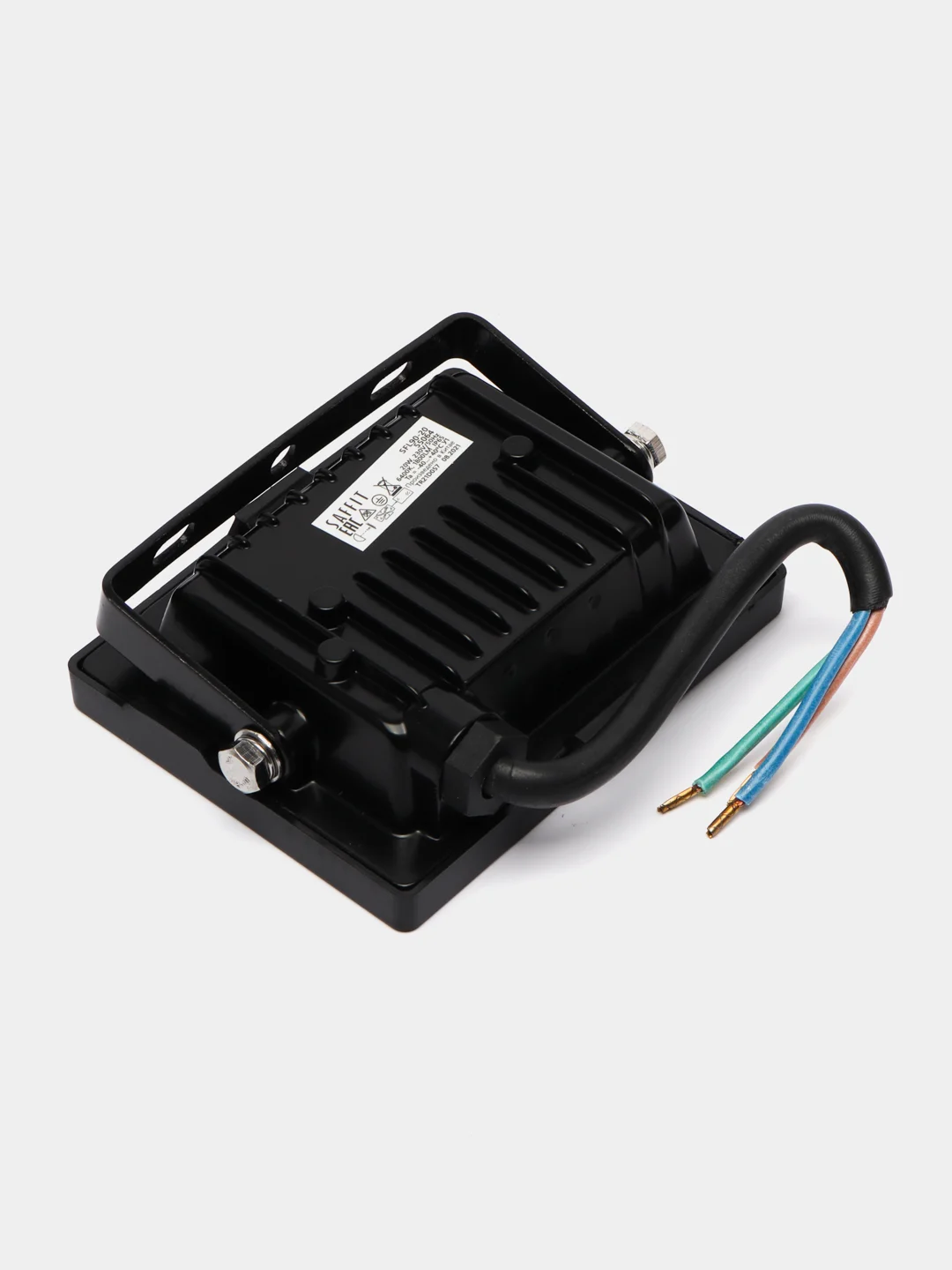 Прожектор светодиодный 2835SMD, 20W 6400K AC220V/50Hz IP65, черный, 55064