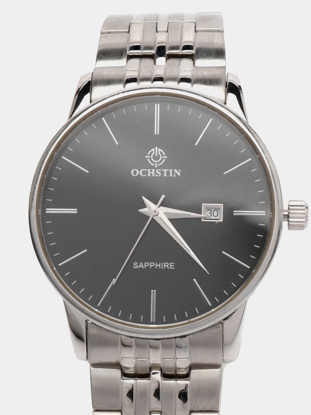 Серебряный мужские наручные часы Ochstin 6015BG в подарочной упаковке