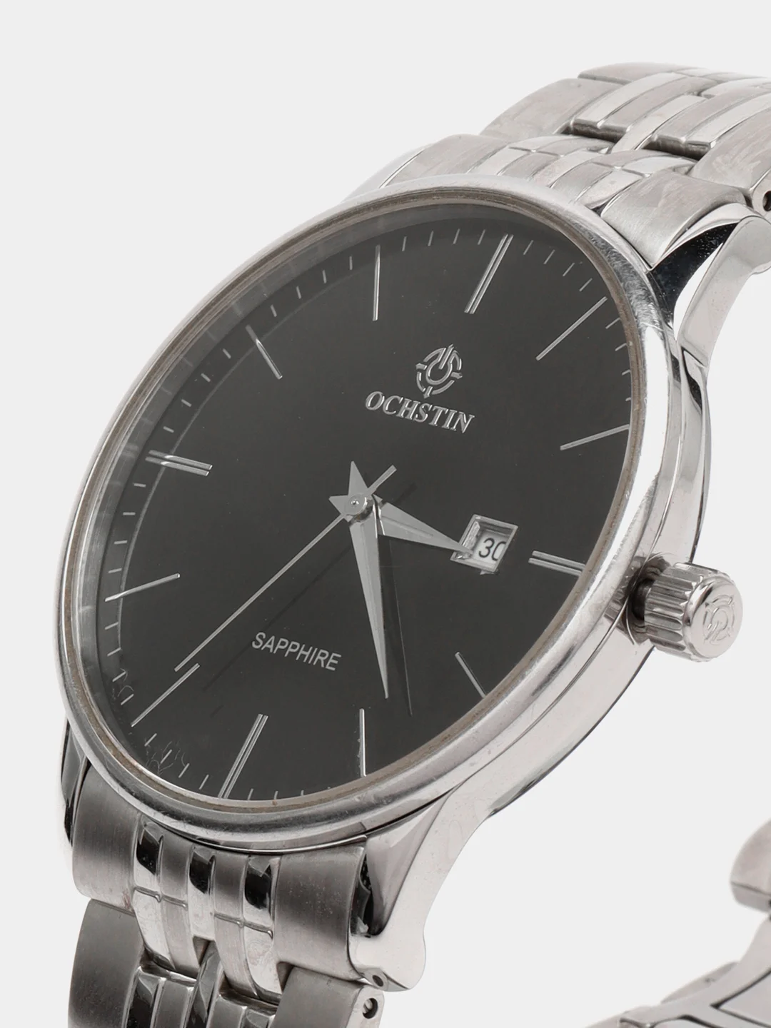 Серебряный мужские наручные часы Ochstin 6015BG в подарочной упаковке