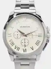 Серый металлик мужские наручные часы Ochstin 7242 с хронографом в подарочной упаковке