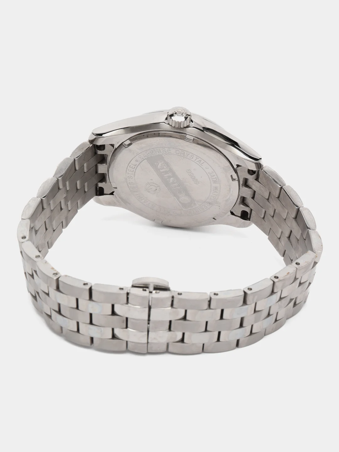 Серый металлик мужские наручные часы Ochstin 6005C с металлическим браслетом и календарём