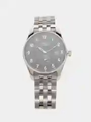 Серый металлик мужские наручные часы Ochstin 6005C с металлическим браслетом и календарём