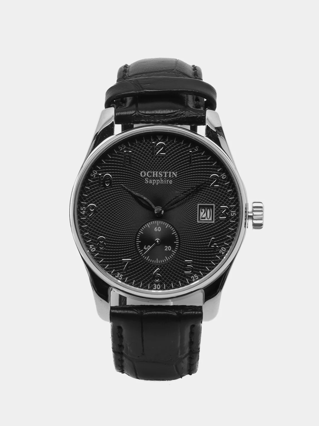 Серебряный мужские наручные часы Ochstin 6005B в подарочной упаковке