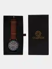 Синий мужские наручные часы Ochstin 6065A с хронографом в подарочной упаковке