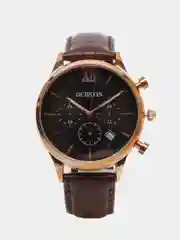 Шоколадный мужские наручные часы Ochstin 6129A с хронографом в подарочной упаковке