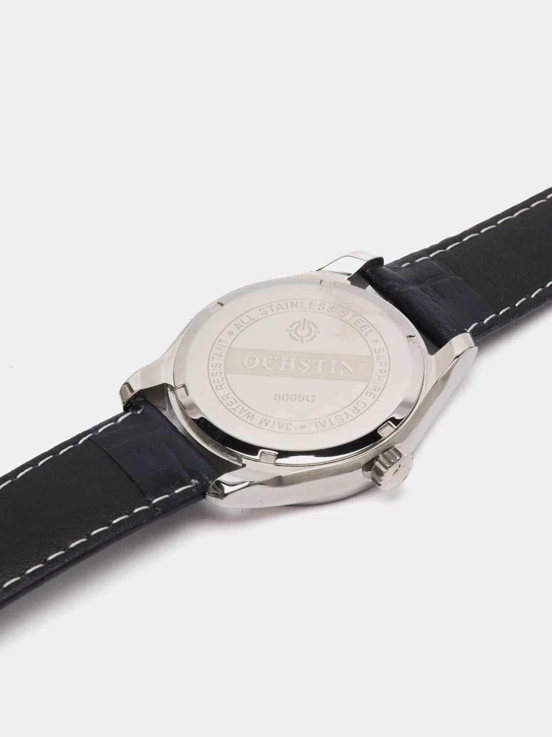 Серебряный мужские наручные часы Ochstin 6005D в подарочной упаковке