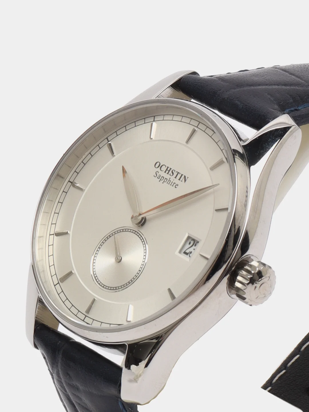 Серебряный мужские наручные часы Ochstin 6005D в подарочной упаковке