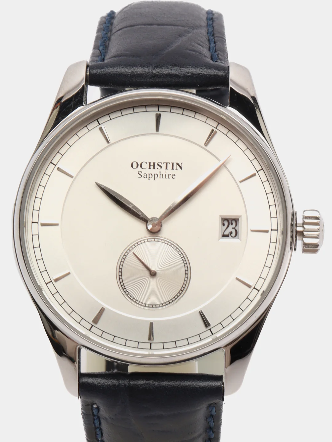Серебряный мужские наручные часы Ochstin 6005D в подарочной упаковке