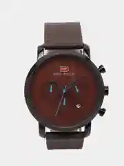 Коричневый мужские наручные часы Mini Focus MF0102G с хронографом, в подарочной упаковке