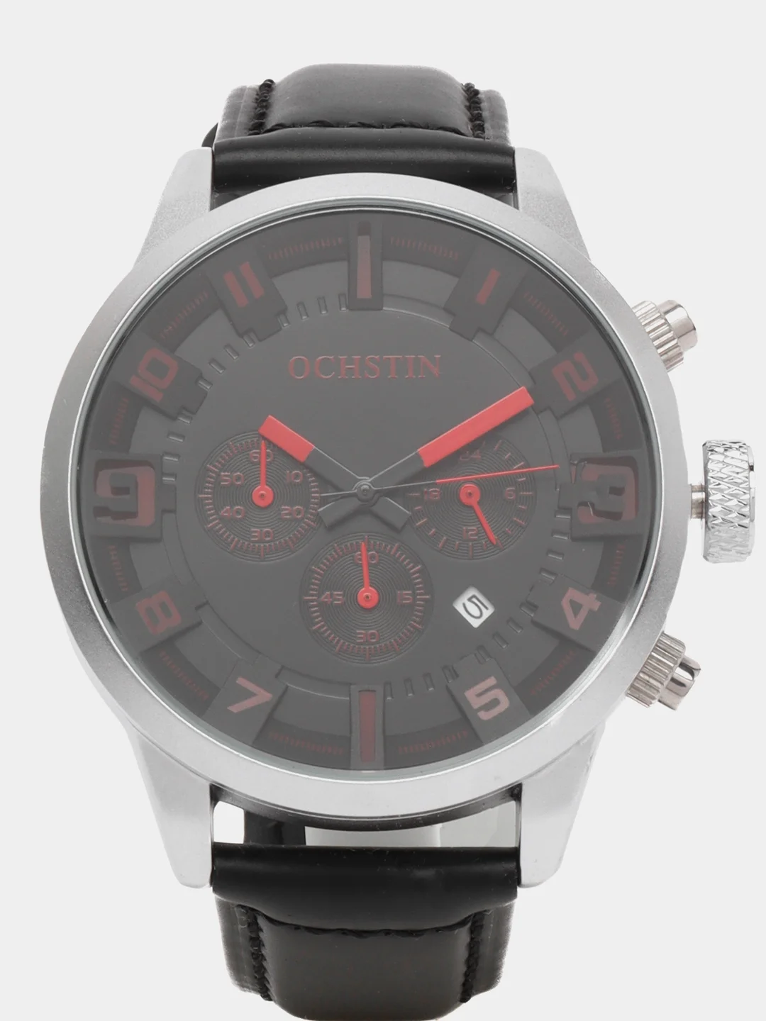 Красный мужские наручные часы Ochstin 6049A с хронографом в подарочной упаковке