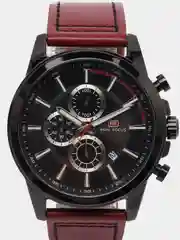 Коричневый мужские наручные часы Mini Focus MF0129G с хронографом, в подарочной упаковке