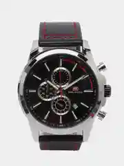 Черный мужские наручные часы Mini Focus MF0129G с хронографом, в подарочной упаковке