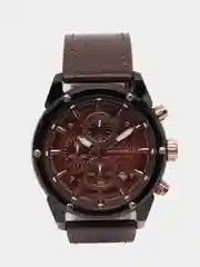 Коричневый мужские наручные часы Mini Focus MF0161G с хронографом, в подарочной упаковке