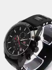 Черный мужские наручные часы Mini Focus MF0089G с хронографом, в подарочной упаковке