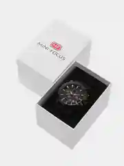 Черный мужские наручные часы Mini Focus MF0089G с хронографом, в подарочной упаковке