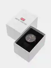 Серебряный мужские наручные часы Mini Focus MF0018G, в подарочной упаковке