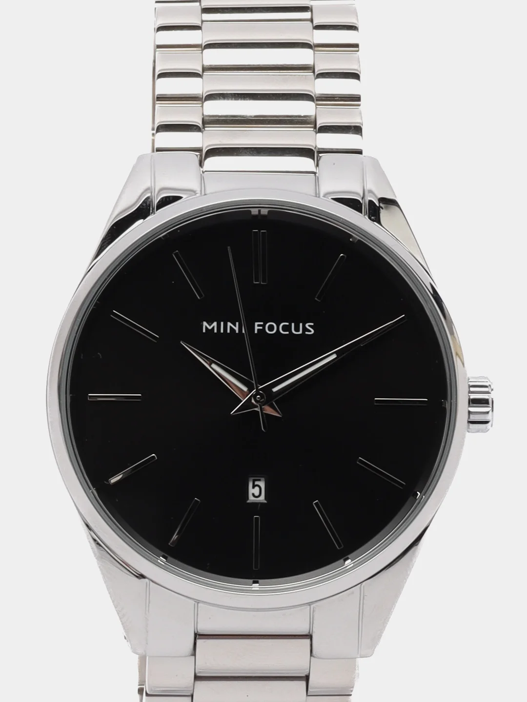 Серебряный мужские наручные часы Mini Focus MF0050G, в подарочной упаковке