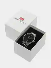 Серебряный мужские наручные часы Mini Focus MF0050G, в подарочной упаковке