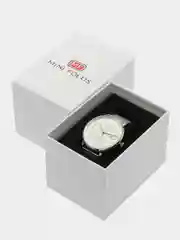 Серебряный мужские наручные часы Mini Focus MF0052G, с хронографом, в подарочной упаковке