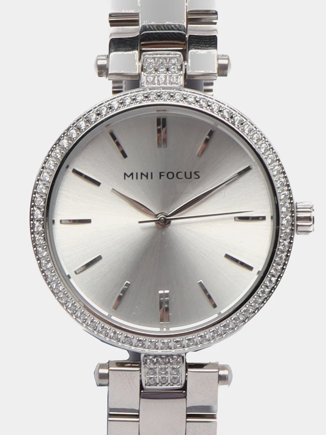 Серебряный женские наручные часы Mini Focus MF0039L, в подарочной упаковке