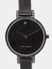 Черный женские наручные часы Mini Focus MF0160L, в подарочной упаковке
