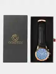 Черный мужские наручные часы Ochstin 6068A с хронографом в подарочной упаковке