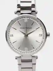 Серебряный женские наручные часы Mini Focus MF0031L в подарочной упаковке