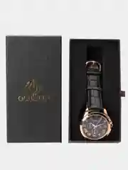 Золотой мужские наручные часы Ochstin 6059B с хронографом в подарочной упаковке
