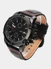 Черный мужские наручные часы Ochstin 6075B с хронографом в подарочной упаковке