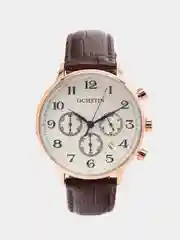 Коричневый мужские наручные часы Ochstin 6050E с хронографом в подарочной упаковке