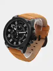 Коричневый мужские наручные часы Ochstin 6122A с хронографом в подарочной упаковке