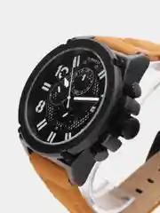 Коричневый мужские наручные часы Ochstin 6122A с хронографом в подарочной упаковке