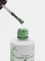 Салатовый гель-лак для ногтей, с блестками, блестки-шестигранники, OBP Diamond