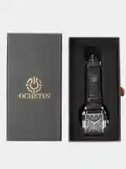 Серебряный мужские наручные часы Ochstin 6063 с хронографом в подарочной упаковке