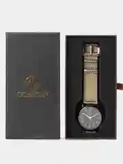 Песочный хаки мужские наручные часы Ochstin 7081D в подарочной упаковке