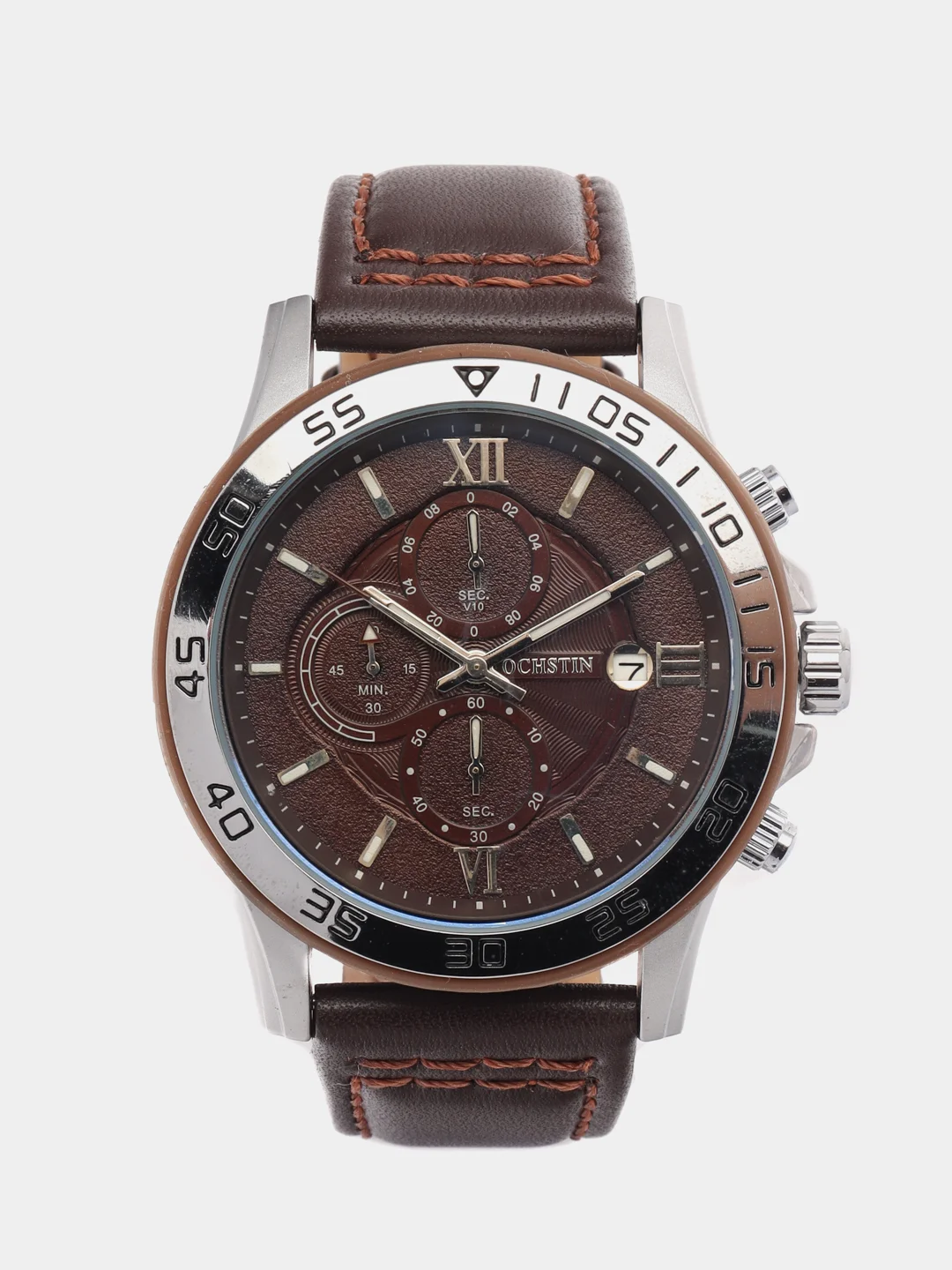 Хром мужские наручные часы Ochstin 6068A с хронографом в подарочной упаковке