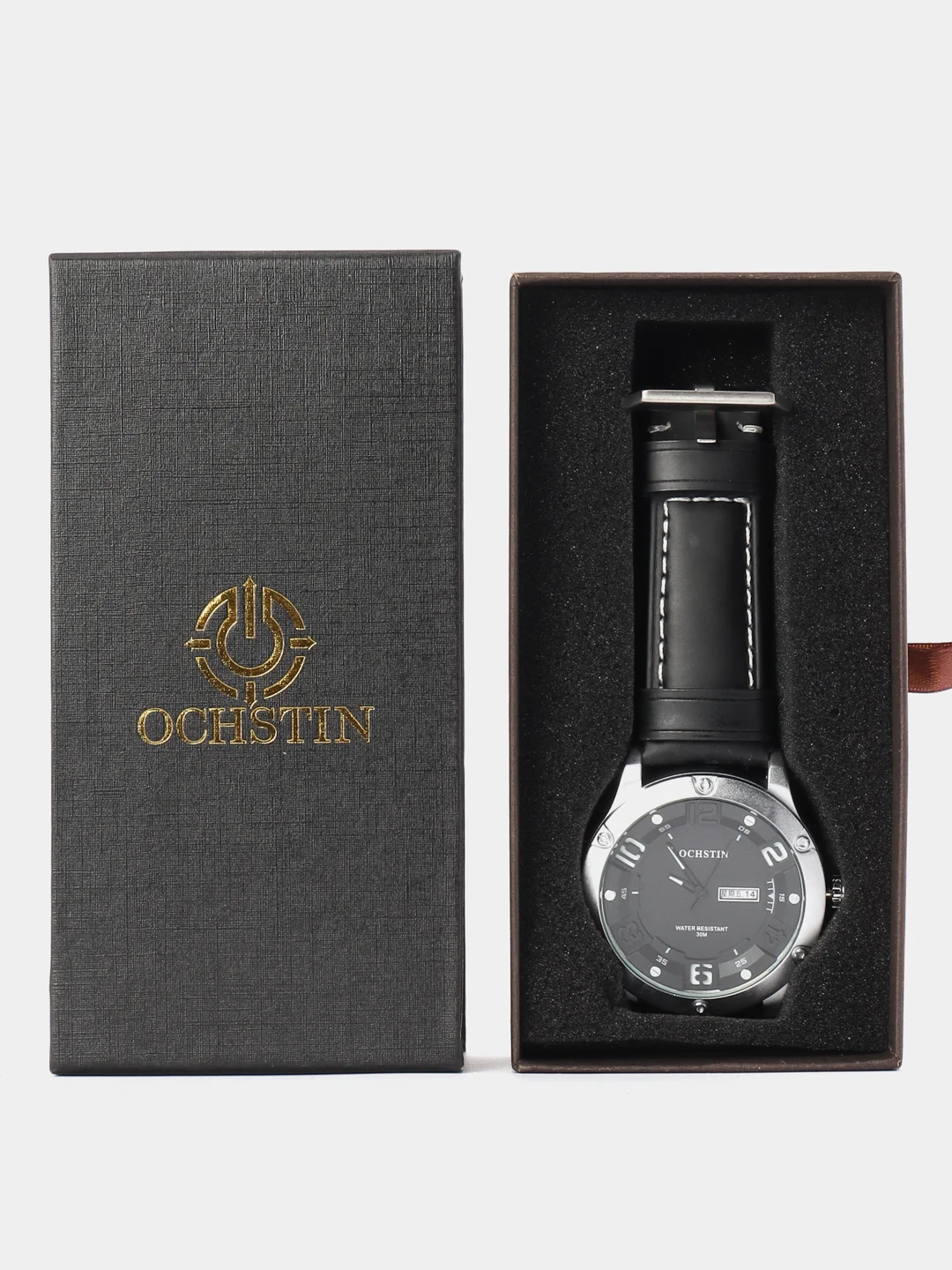 Синий мужские наручные часы Ochstin 6052A в подарочной упаковке