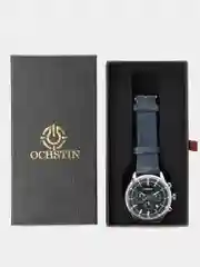Синий меланж мужские наручные часы Ochstin 6131B  с хронографом в подарочной упаковке