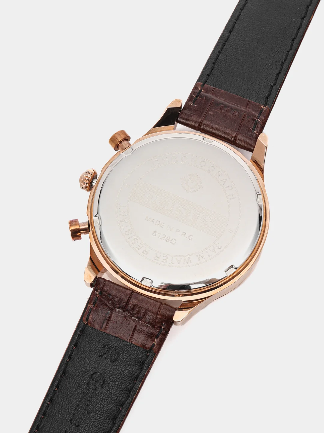 Серебряный мужские наручные часы Ochstin 6129A с хронографом в подарочной упаковке