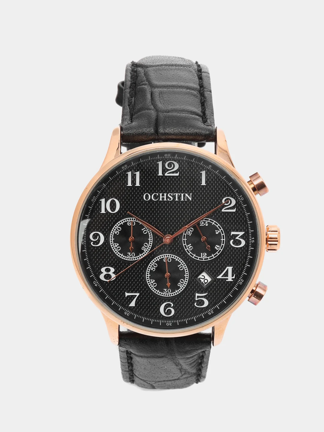 Золотой мужские наручные часы Ochstin 6050E с хронографом в подарочной упаковке