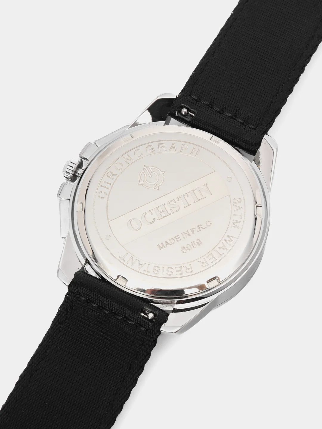 Серебряный мужские наручные часы Ochstin 7059B с хронографом в подарочной упаковке