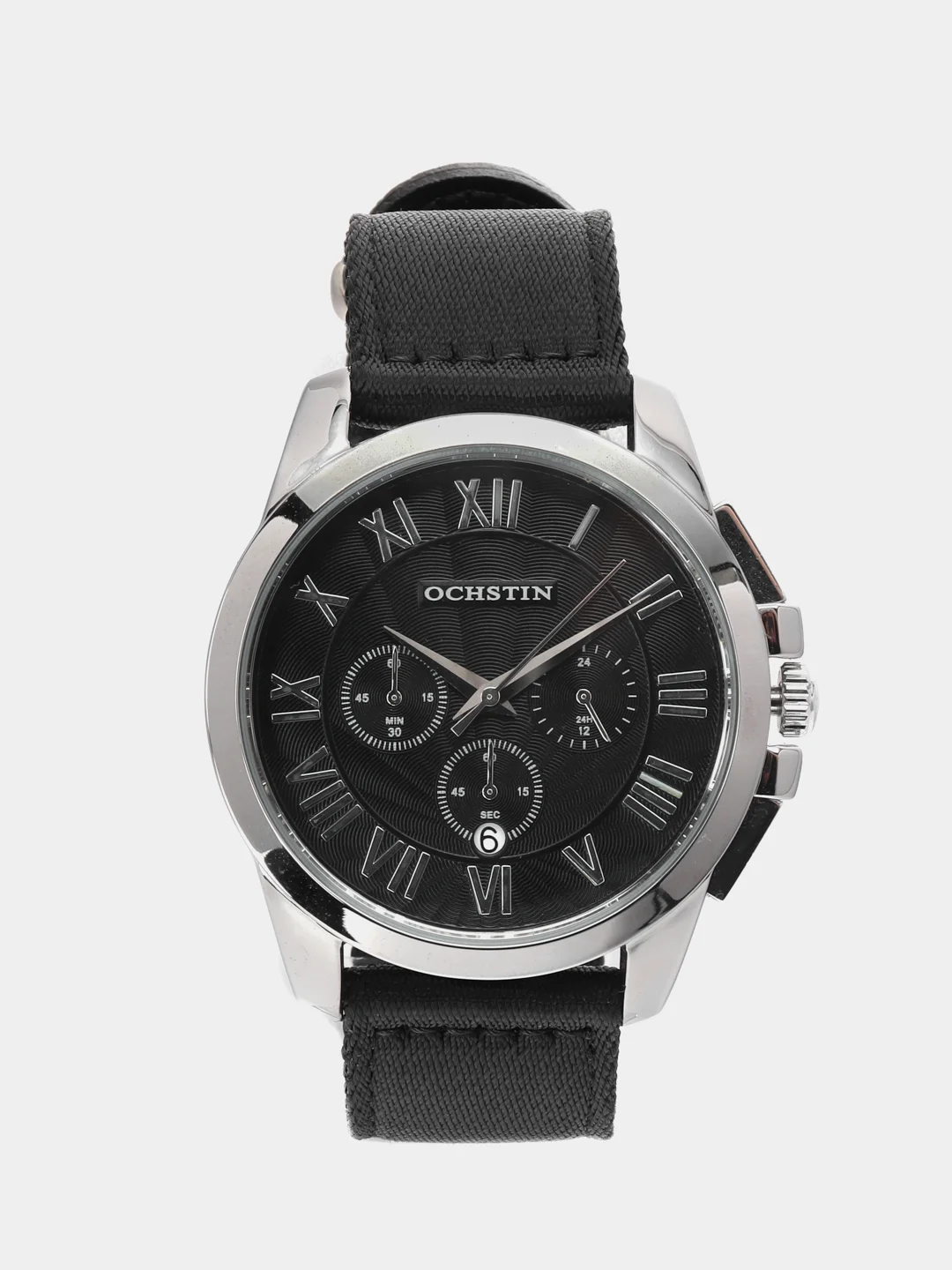Черный мужские наручные часы Ochstin 7059B с хронографом в подарочной упаковке