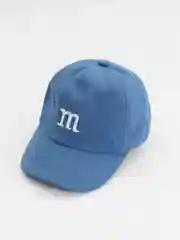 Синий меланж бейсболка на лето