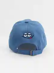 Синий меланж бейсболка на лето