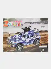 Голубой пазлы - конструктор 3D из пенокартона, трехмерная головоломка