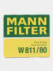 Фильтр масляный MANN-FILTER W811/80 для Киа Рио, Хeндай Солярис