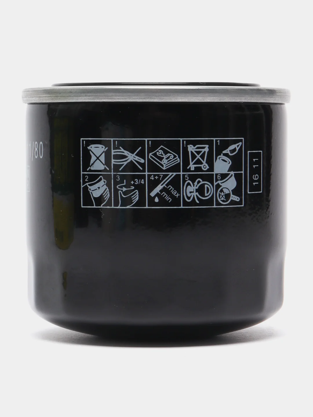 Фильтр масляный MANN-FILTER W811/80 для Киа Рио, Хeндай Солярис